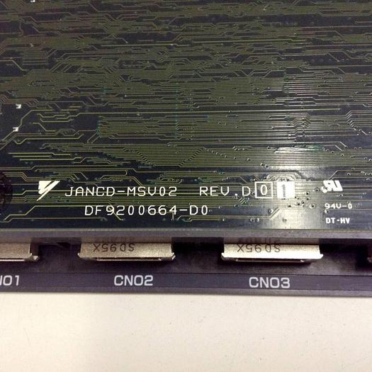 Used YASKAWA Circuit Board JANCD-MSV01B REV F01 #76720