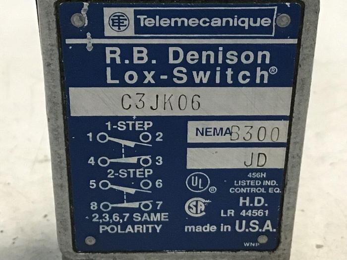 Used TELEMECANIQUE Limit Switch C3JK06 #121468
