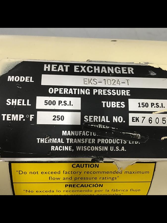 Used THERMAL TRANSFER EKS-1024-T