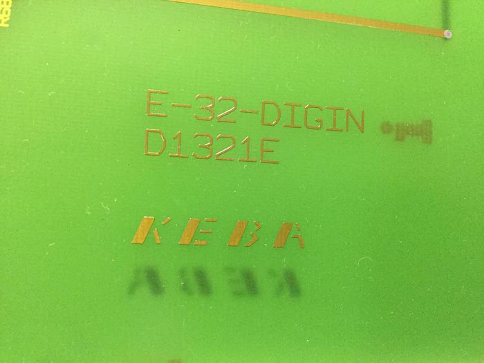 Used KEBA Engel Circuit Board E-32-DIGIN D1321E Used