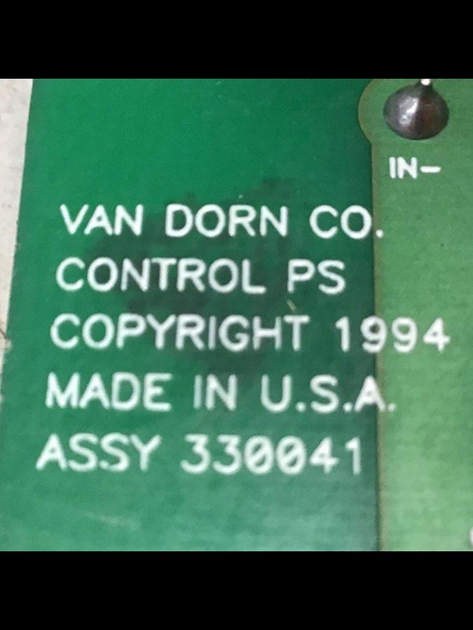 Used VAN DORN Circuit Board 330041 PC330-041 Used