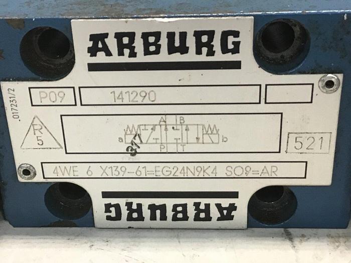 Used ARBURG Valve 4WE6X13961/EG24N9K4 Used