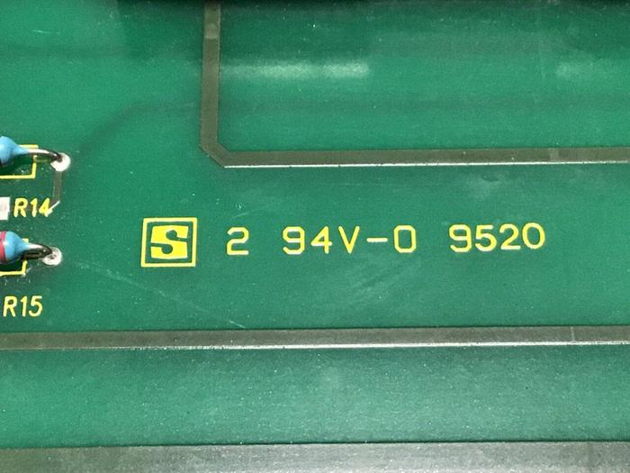 Used RESOTEC Circuit Control Board 90196.01 #131179