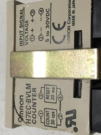 Used OMRON Time Counter H7EC-BVLM #107589