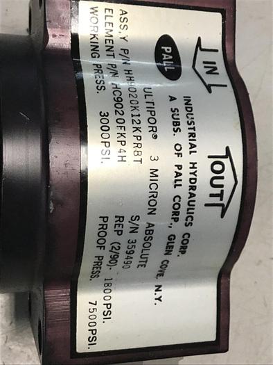 Used PALL Pressure Sensor HH9020K12KPRBT #136742