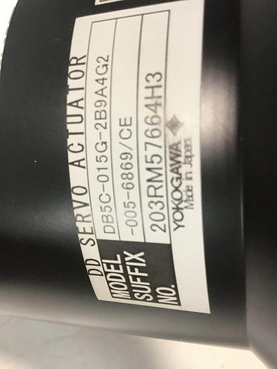 Used YOKOGAWA DC Servo Actuator DB5C-015G-2B9A4G2-005-6869/CE #128101