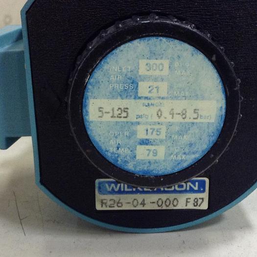 Used WILKERSON Regulator R26-04-000 F87 #87759