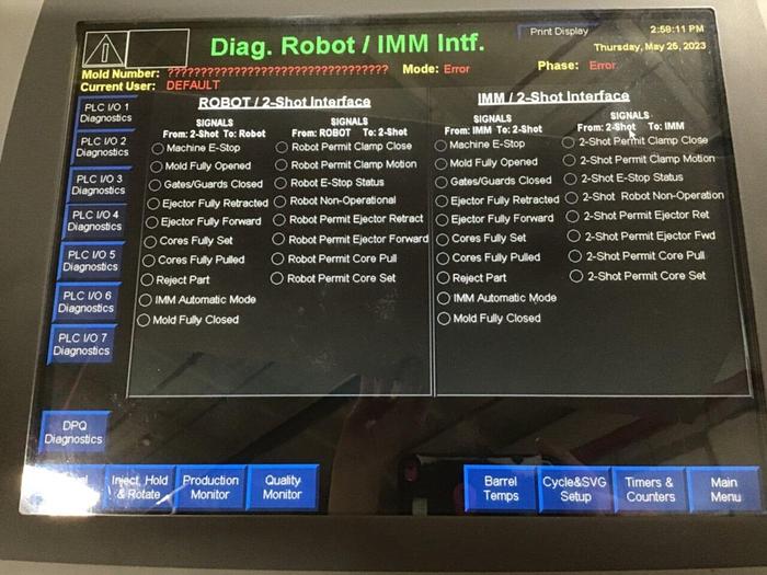 Used ALLEN BRADLEY Panelview Display 2711P-RDT15C Used