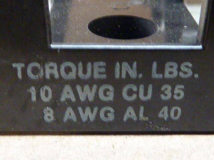 Used MARATHON 30 Amp Fuse Holder F30A3S  4100003 #30054