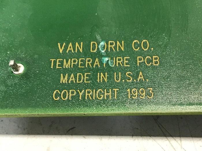 Used VAN DORN Temperature Circuit Board PC330-021 330-021 #137141