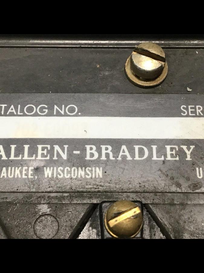 Used ALLEN BRADLEY Contactor 702-EOD93 USED
