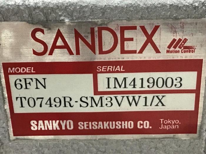 Used SANDEX Indexing Drive 6FNT0732R-SM3VW1/X #119950