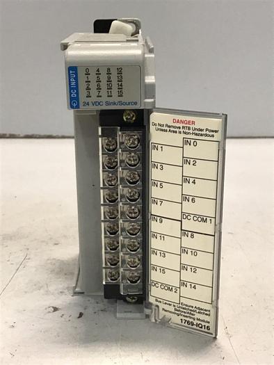 Used ALLEN BRADLEY Input Module 1769-IQ16 SER A Used