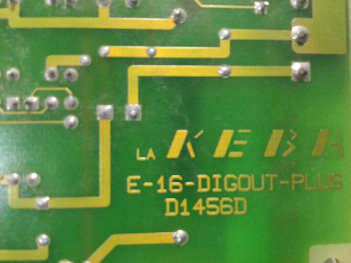 Used KEBA Engel Output Board E-16-DIGOUT-PLUS D1456D Used