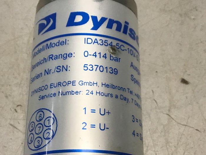 Used DYNISCO Pressure Sensor IDA354-5C-10V-S78B-1 #130657