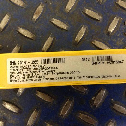 Used STI Light Curtain Transmitter MC47SR-20-1200-X Used