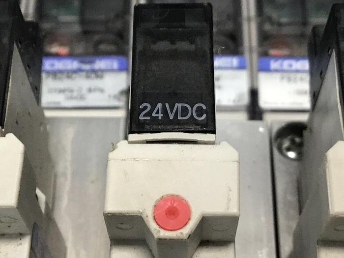 Used KOGANEI Block w/ Valves PBM6P-3W #120980