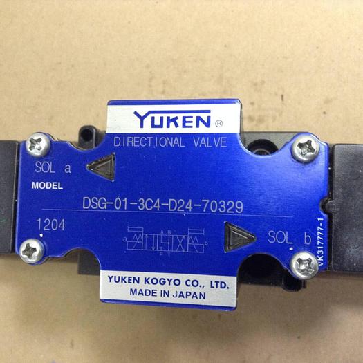 Used YUKEN Directional Valve DSG-01-3C4-D24-70329 #78635