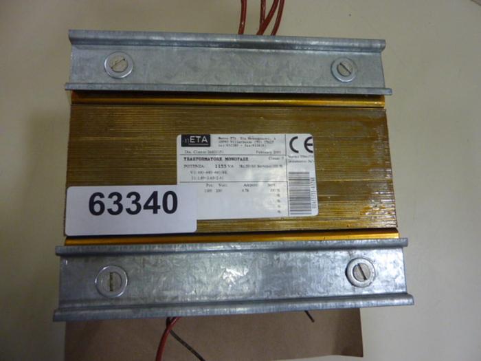 Used ETA 0.155 kVA Transformer 26601151 #63340