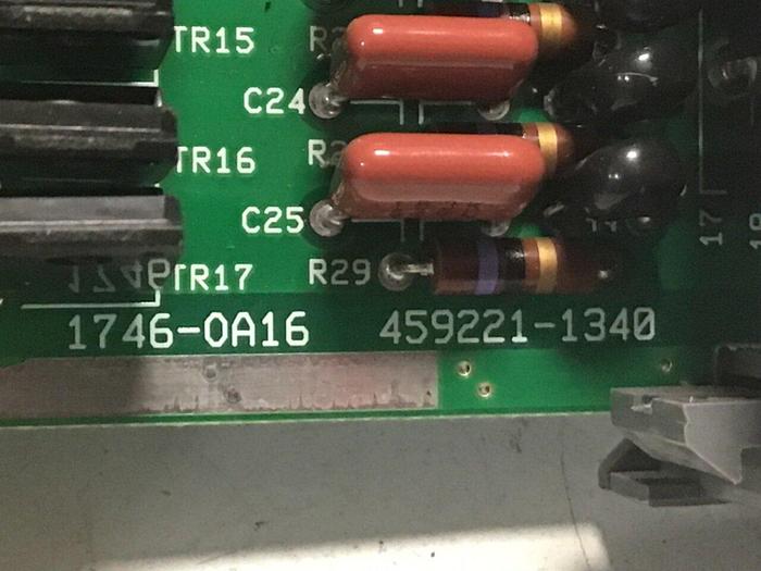 Used ALLEN BRADLEY Output Module 1746-OA16 SER D #53972