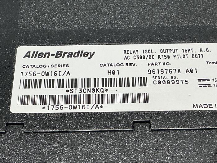 Used ALLEN BRADLEY 1756-OW16I/A