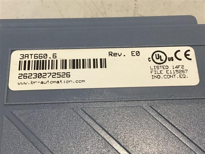 Used B&R Input Module 3AT660.6 #135702