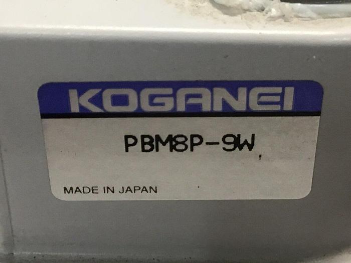 Used KOGANEI Manifold with Valve PBM8P-9W #120994