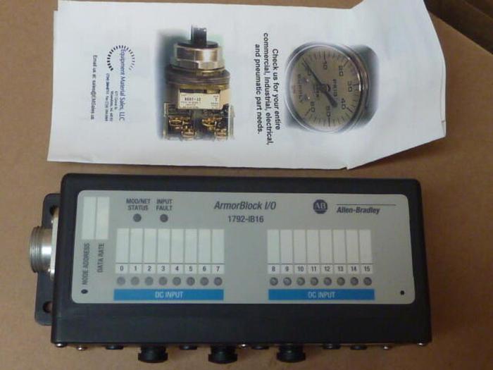 Used ALLEN BRADLEY Armor Block I/O 1792-IB16A SER A #31426
