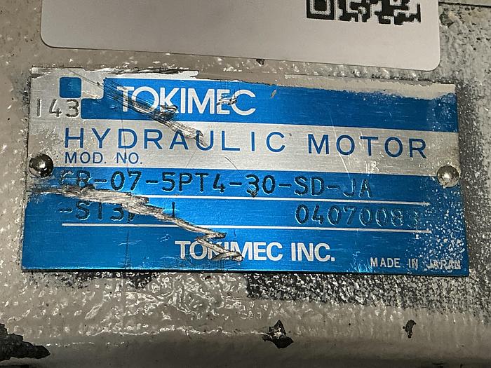 Used TOKIMEC CR-07-5PT4-30-SD-JA-S137-J