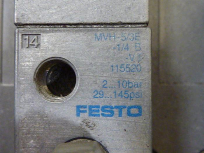 Used FESTO Control Block / Valve Terminal TN 18 859 #52760