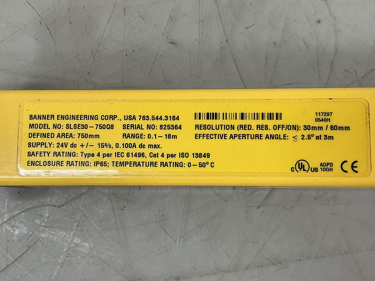 Used BANNER SLSE30-750Q8