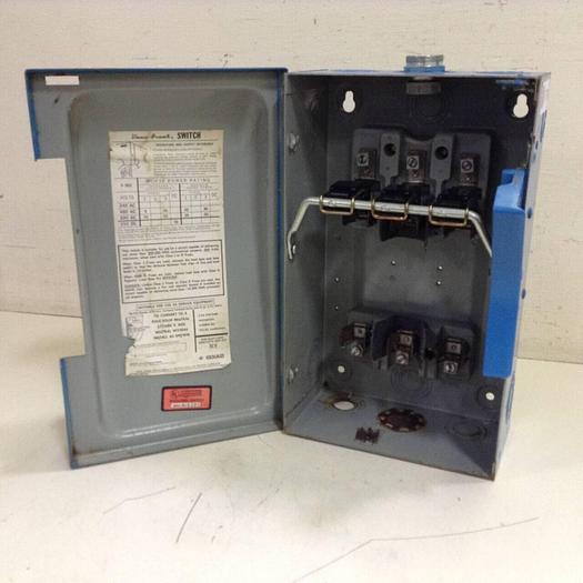 Used GOULD 60 Amp Vacu-Break Disconnect Switch F-352 #87768