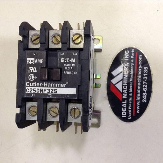 Used EATON CUTLER HAMMER Contactor C25DNF325 #76064