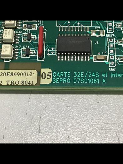 Used SEPRO ROBOTIQUE Circuit Board 07S01061A #114458