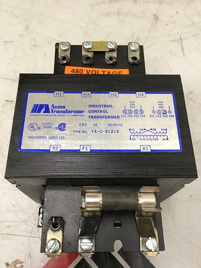 Used ACME ELECTRIC 0.35 kVA Transformer TA-2-81214 #126557