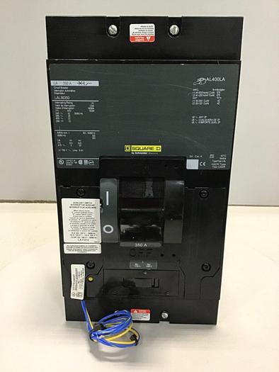 Used SQUARE D 350 AMP Circuit Breaker LAL36350 #144809