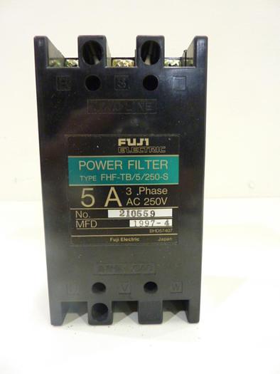 Used FUJI ELECTRIC Power Filter FHF-TB/5/250-S #43241