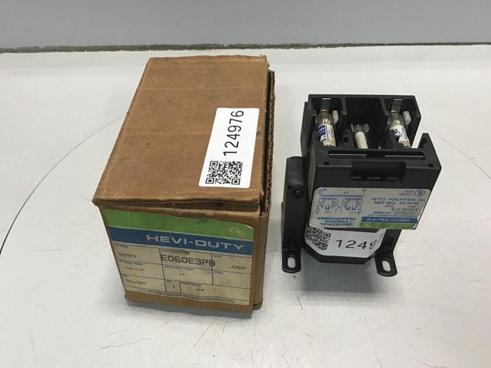 Used GENERAL SIGNAL .060 kVA Transformer Control E060E3PB #124976