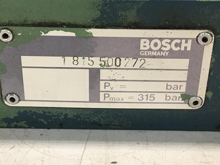 Used BOSCH Valve 1 815 500 272 #136684