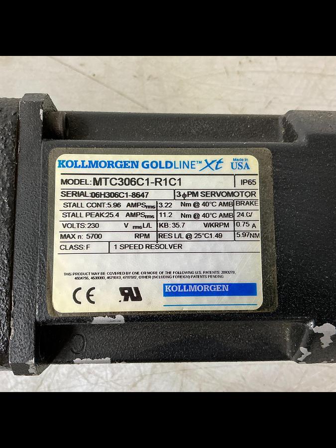 Used KOLLMORGEN MTC306C1-R1C1