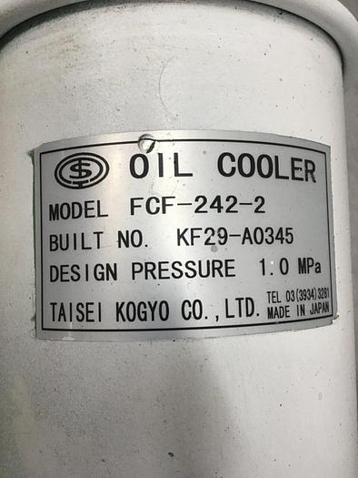 Used TAISEI KOGYO Heat Exchanger / Oil Cooler FCF-242-2 #136009