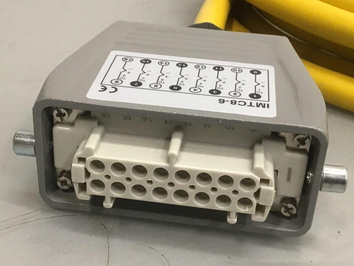 IDEAL MACHINERY 8 Zone Thermocouple Cable IMTC8-6 #141924