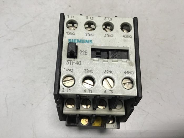 Used SIEMENS Contactor 3TF40 3TD4002-2A #124110