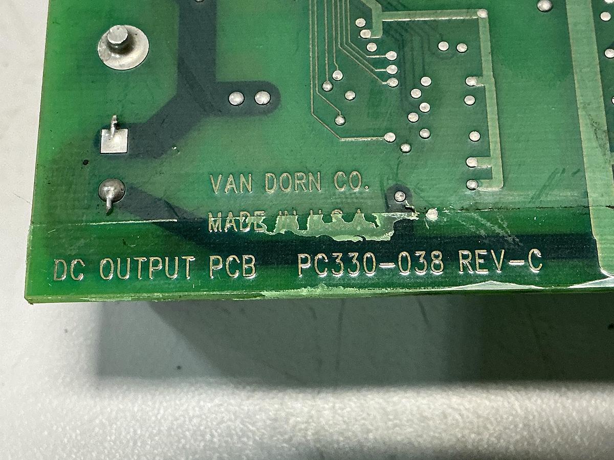 Used VAN DORN 330038 REV-C