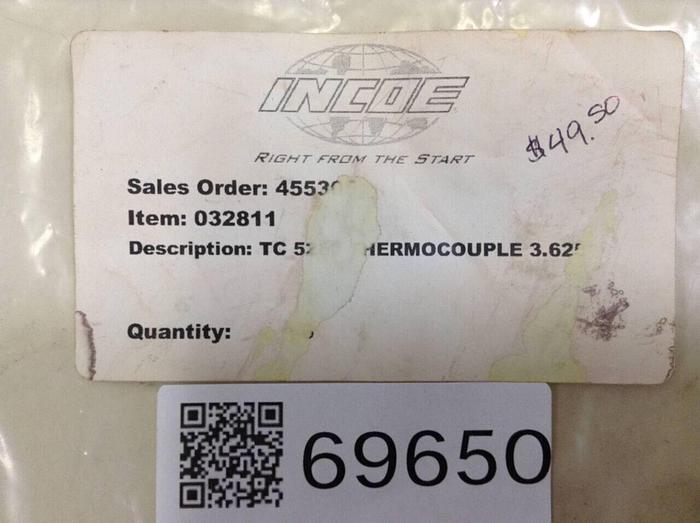 INCOE Thermocouple TC 5260 #69650