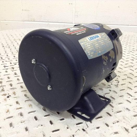 Used LEESON ELECTRIC CO 1/2 HP Motor C4T34DK8A #84710