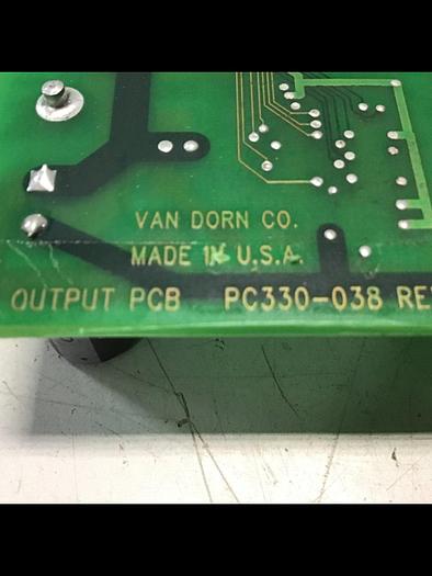 Used VAN DORN Pathfinder DC Output Board PC330-038 330038 USED
