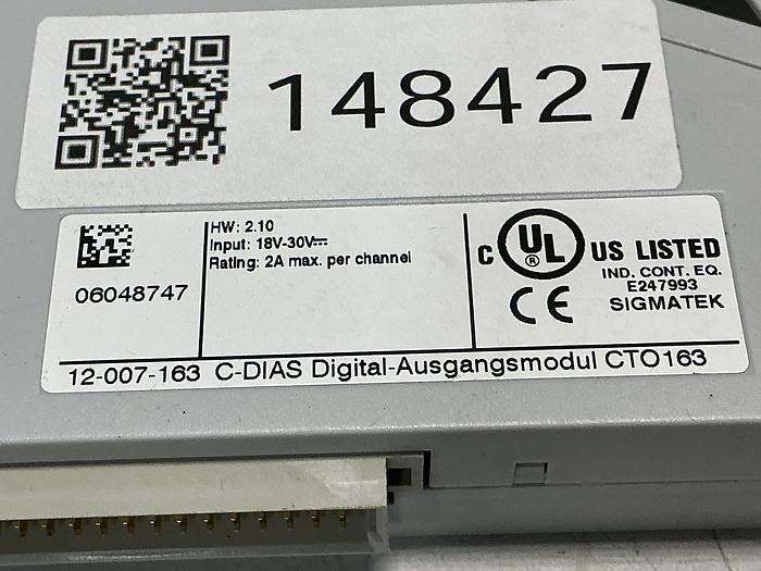 Used SIGMATEK CTO 163