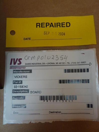 Used VICKERS Controller Board 02-158342 Used