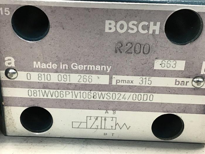 Used BOSCH Valve 0 810 091 266 #116320
